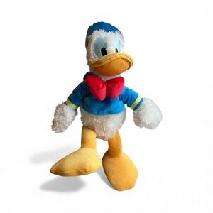 Disney Parks Donald Duck Shaggy Plush 15" Stuffed Animal Toy Sailor Suit Hat